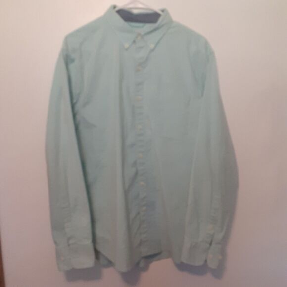 Tommy Bahama Button Up Shirt Adult Mens M Blue Long Sleeve Beach - Picture 1 of 11